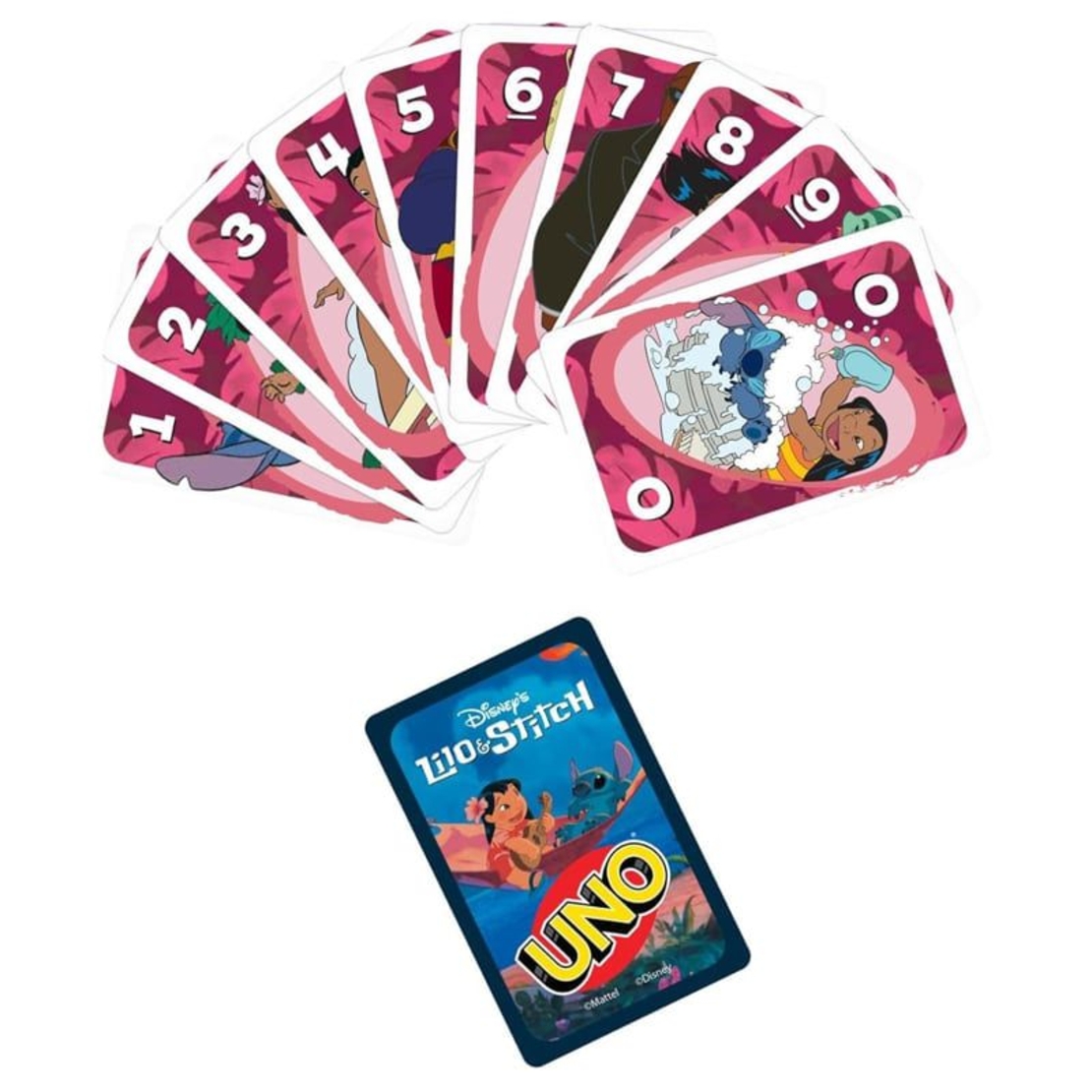 Карти за игра Mattel UNO Lilo and Stitch, JCC10