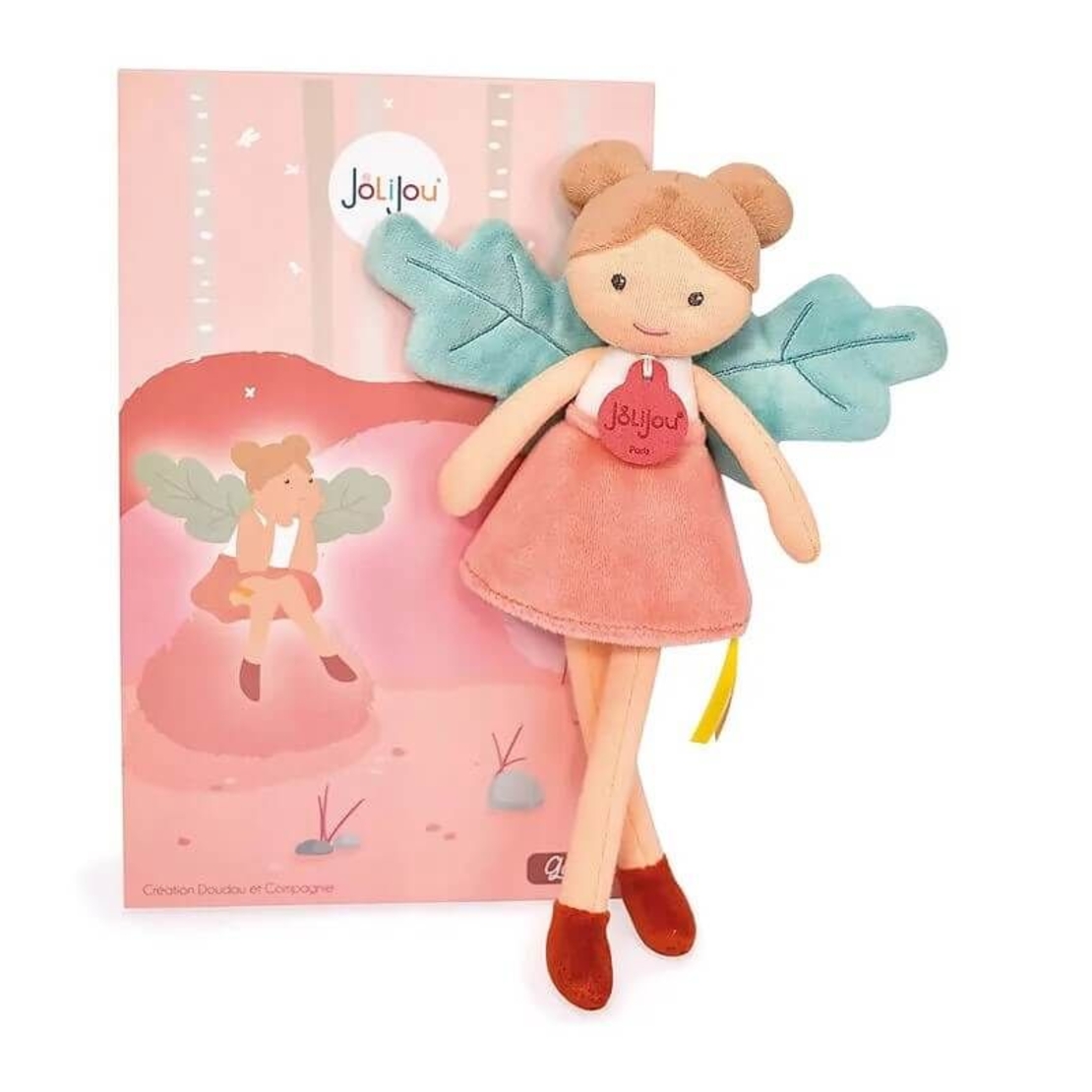 Плюшена играчка Doudou фея Gaia кукла 25 см, JJ6030