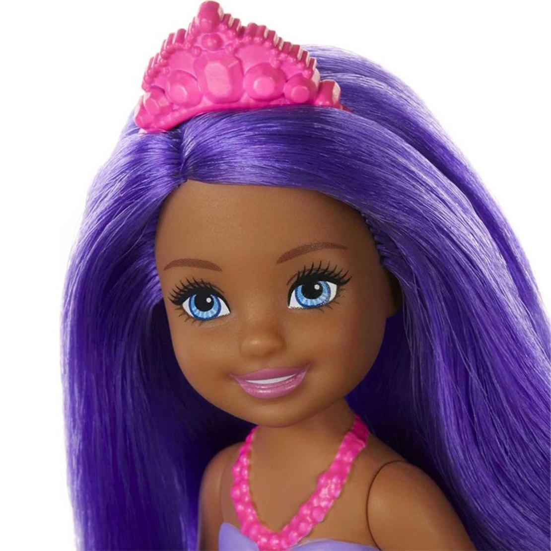 Кукла Mattel Barbie Chelsea Dreamtopia Русалка, 15 см.