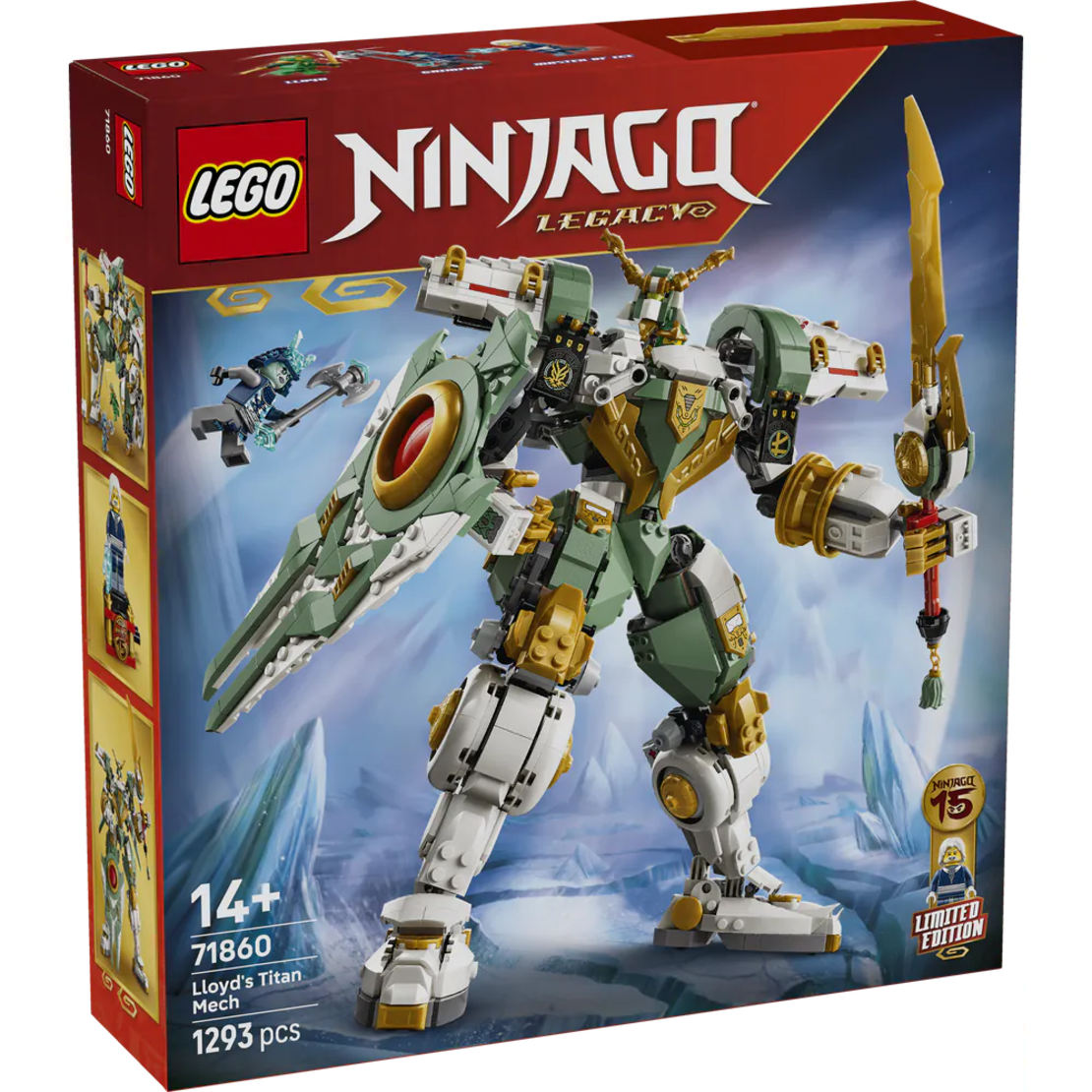 LEGO® NINJAGO® 15-та годишнина Роботът титан на Лойд 71860