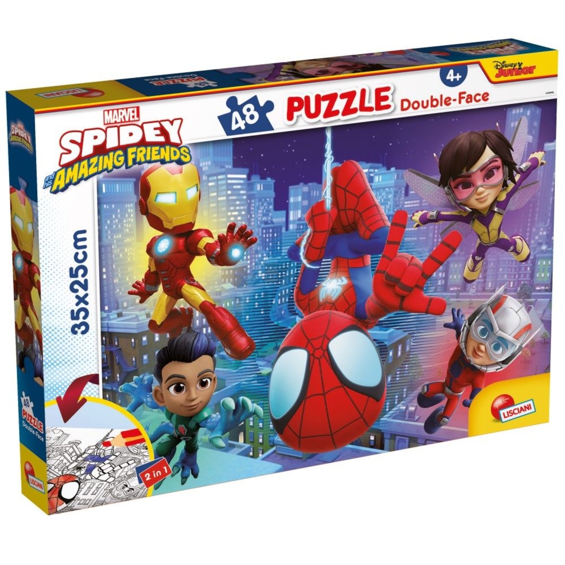 Детски пъзел Lisciani M-Plus Marvel Spidey 48ч.