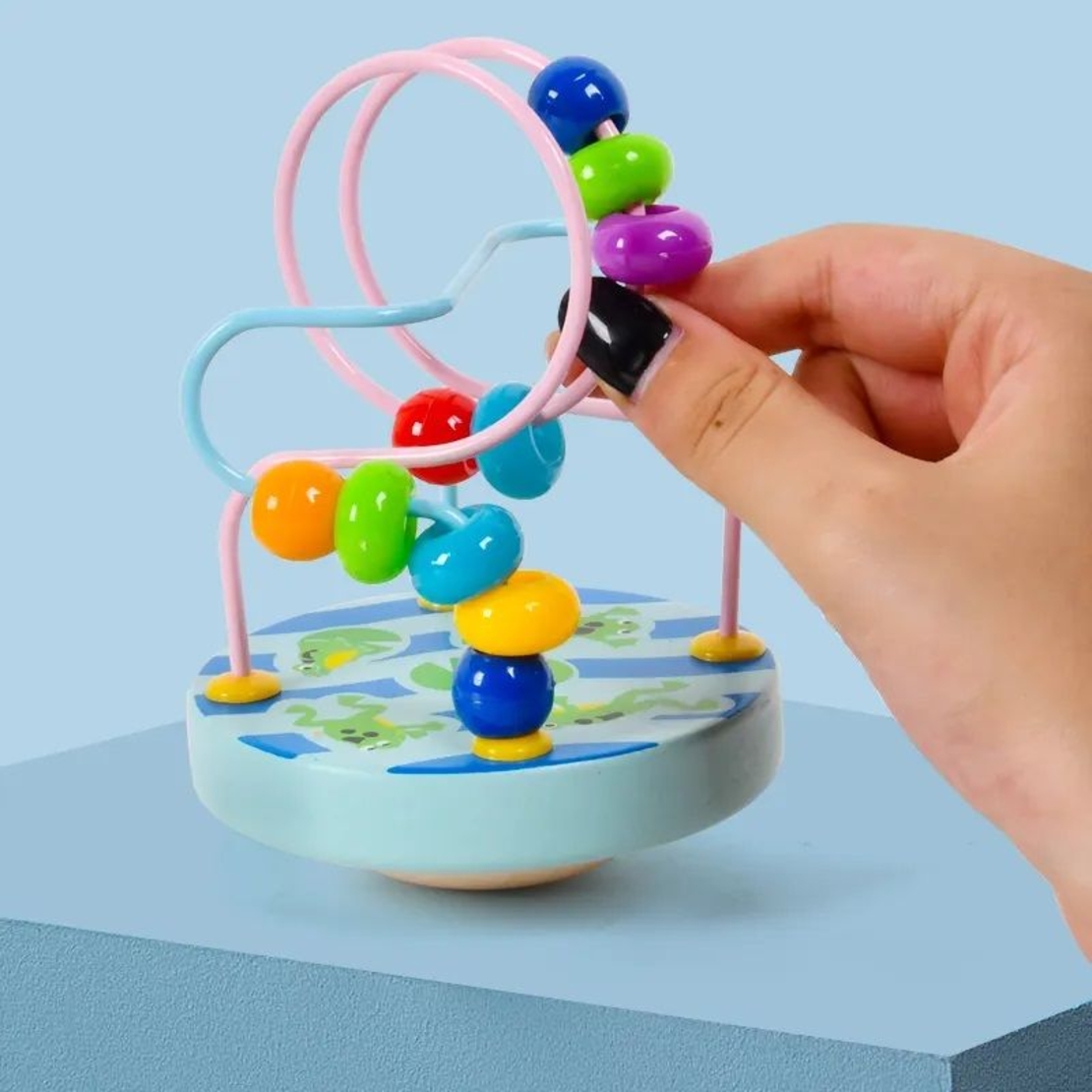 Дървена детска игра Монтесори Raya Toys Лабиринт