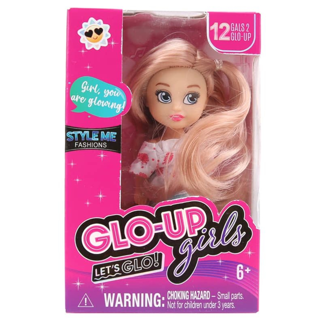 Мини кукла Raya Toys GLO-UP Girls Let`s Glo!