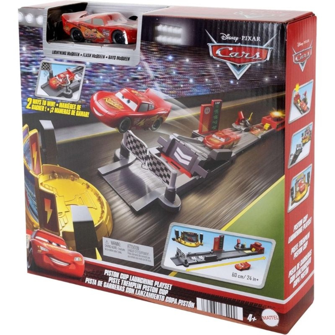 Писта Mattel Cars Piston Cup, с една кола Lightning McQueen