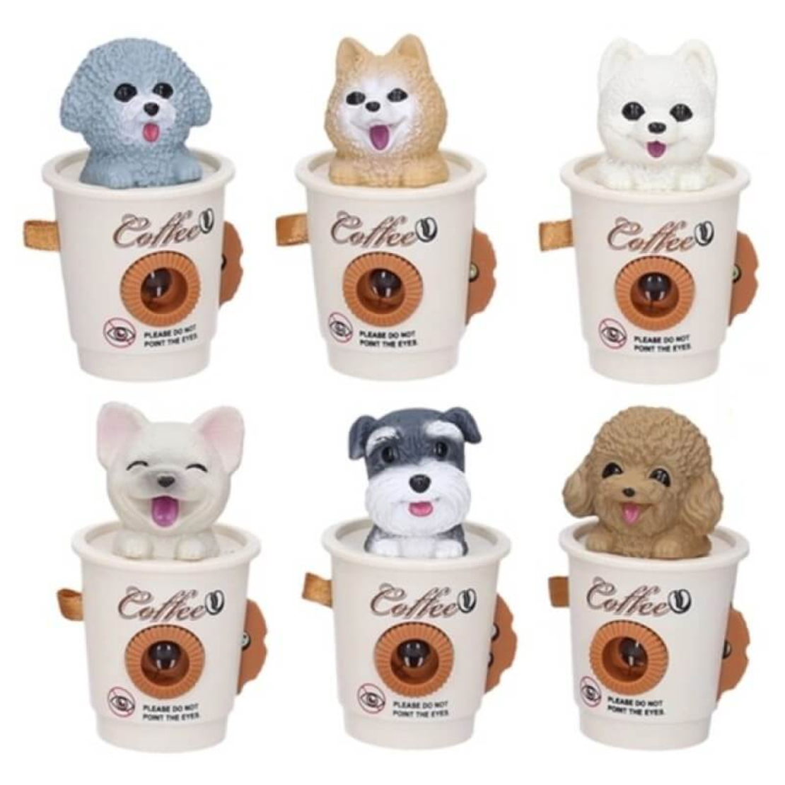 Проектор Raya Toys кученце в чашка за кафе, 8 см.