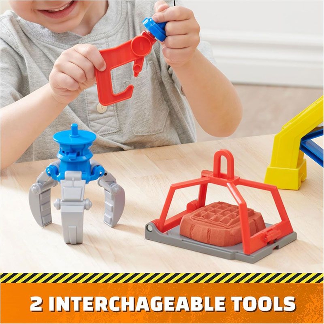 Игрален комплект Spin Master Paw Patrol Rubble and Crew Строителна кула с кран, със светлини, звуци и музика