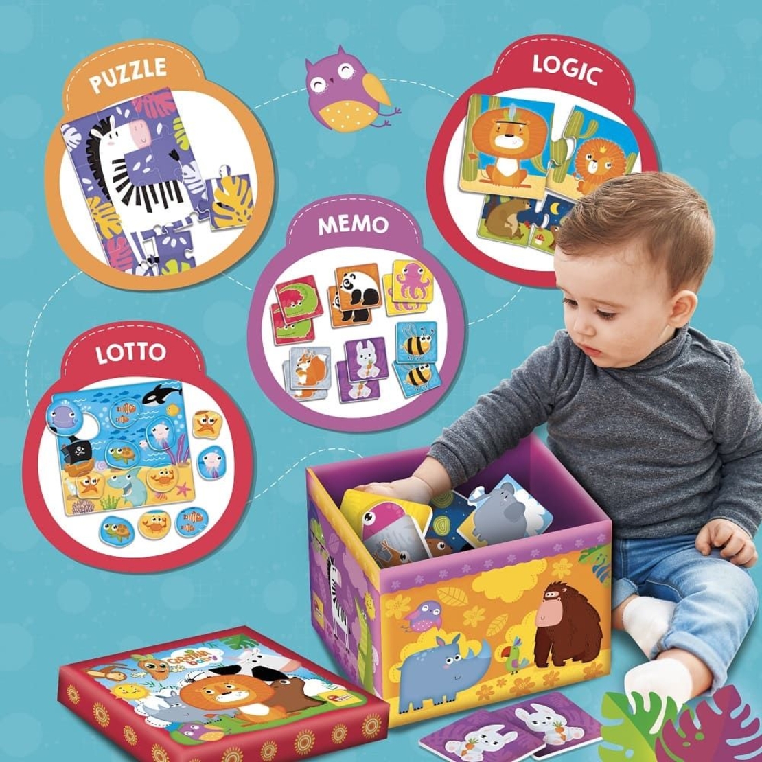 Колекция образователни игри Lisciani Carotina Baby Super box 107817