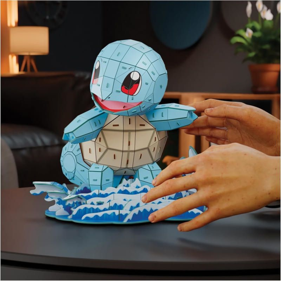 Модел за сглобяване Spin Master 4D Build Pokеmon Squirtle, 180 ч.