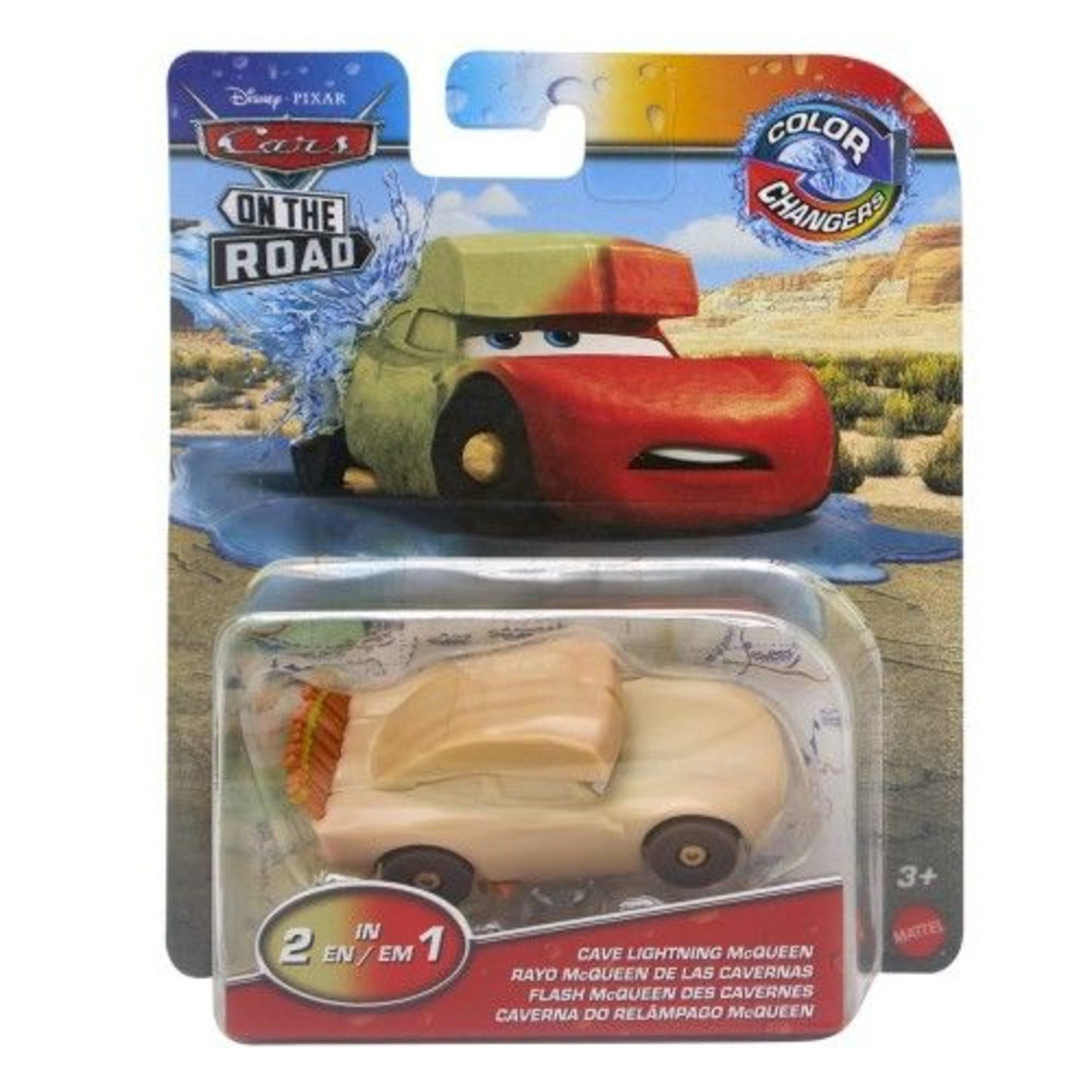 Количка Mattel Disney Pixar Cars Color Changers 2 в 1 Cave Lightning McQueen