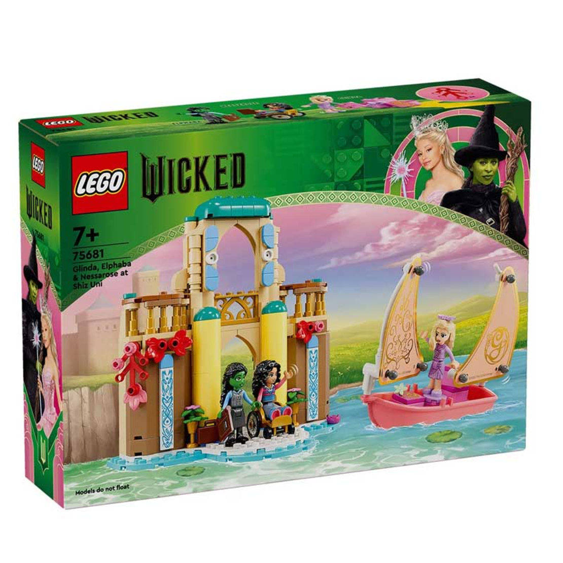 LEGO® Wicked Глинда, Елфаба и Несароуз в университета Шиз 75681