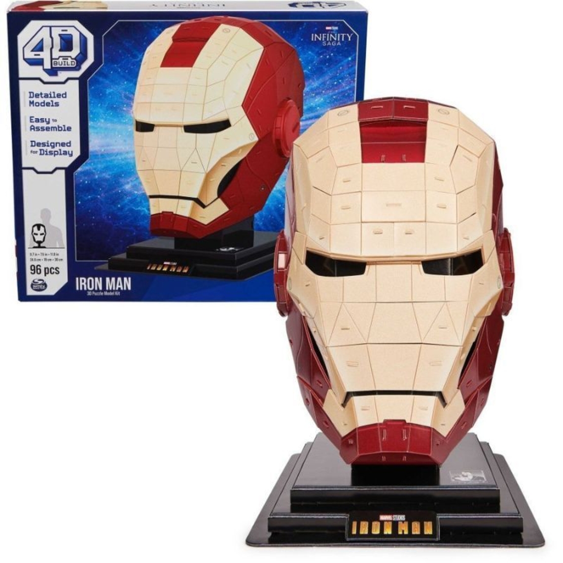 4D пъзел Spin Master Marvel Iron Man, 96 ч.