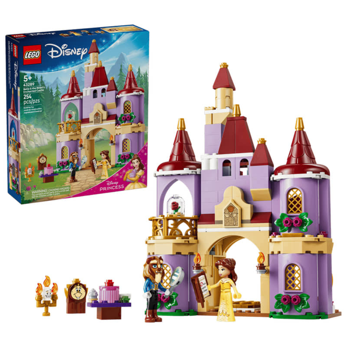 LEGO® Disney Princess Омагьосаният замък на Бел и Звяра 43289