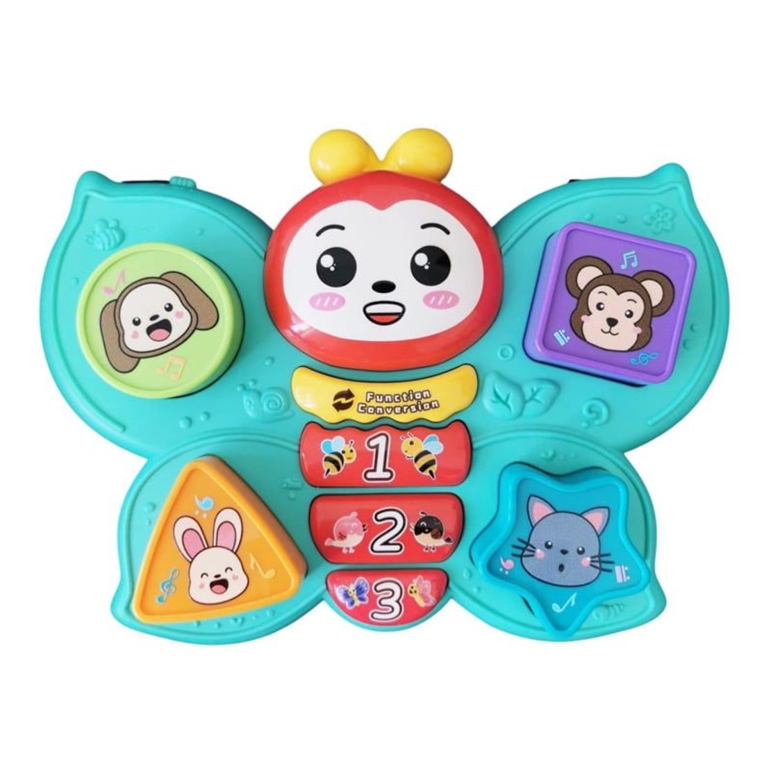 Бебешка музикална играчка с форми за сортиране Raya Toys Пеперуда