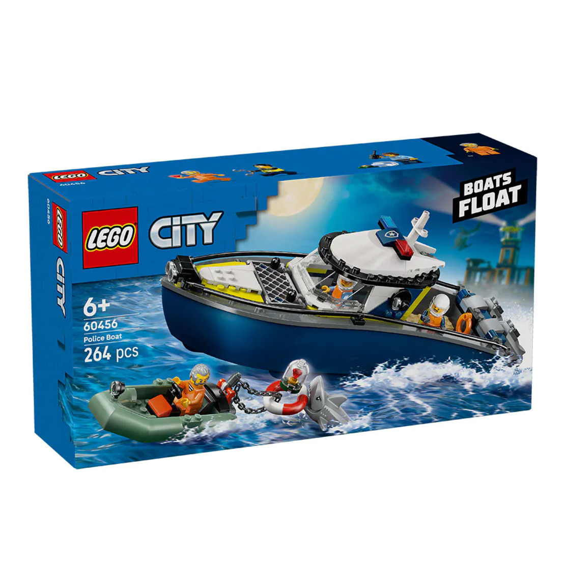 LEGO® City Преследване с полицейски катер 60456