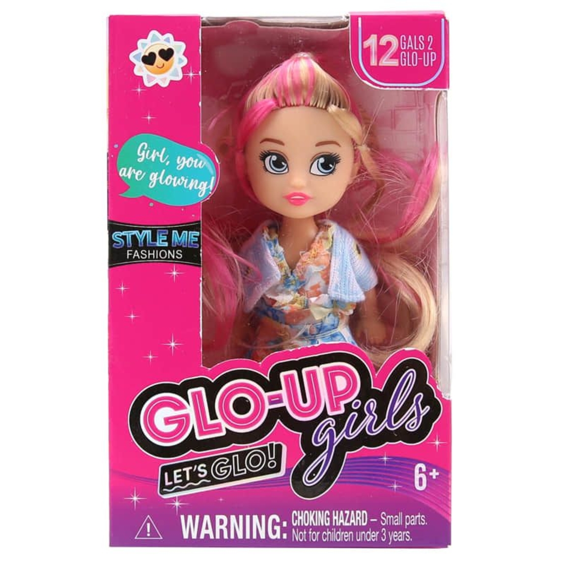 Мини кукла Raya Toys GLO-UP Girls Let`s Glo!