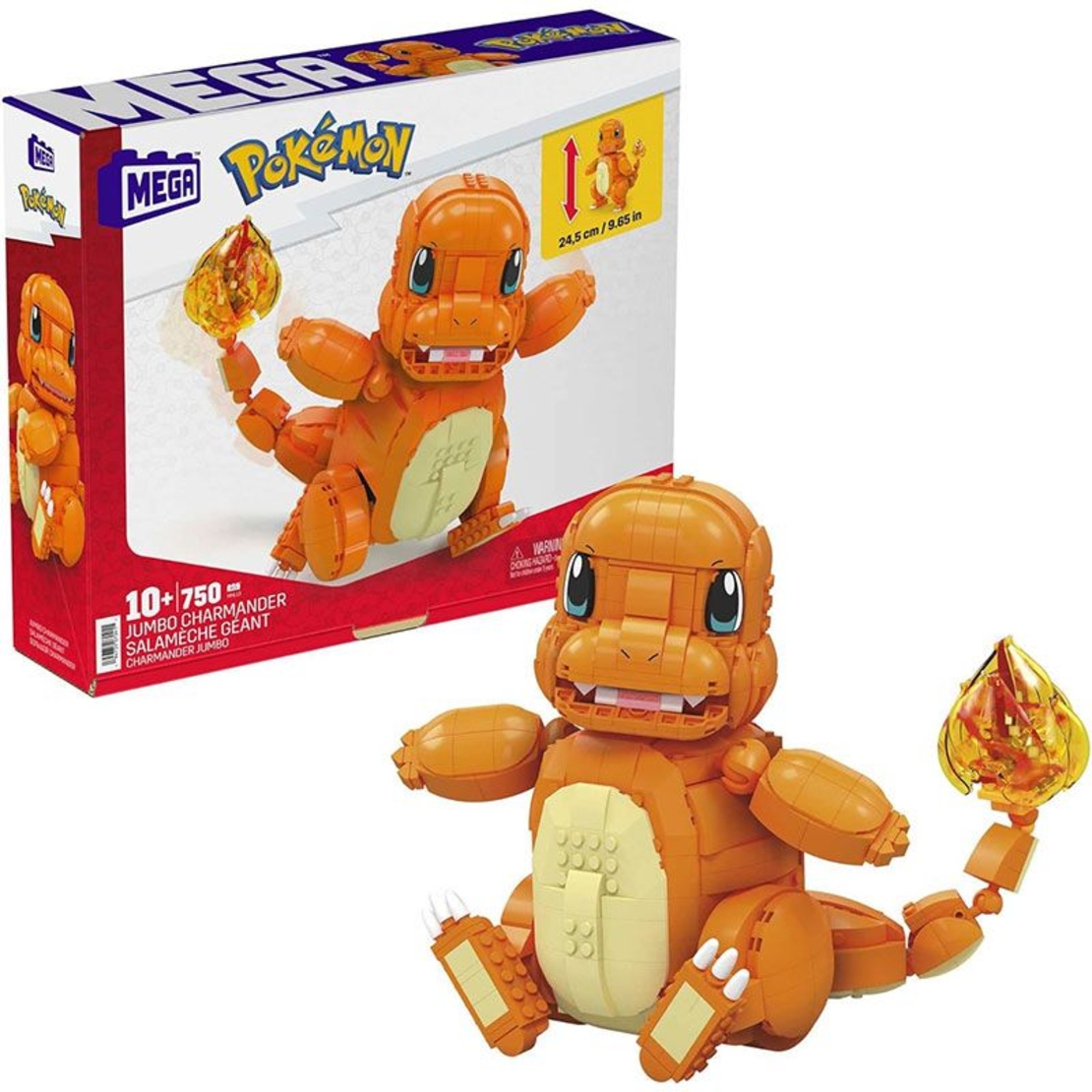 Конструктор Mattel Mega Construx Pokémon Jumbo Charmander, 750 части