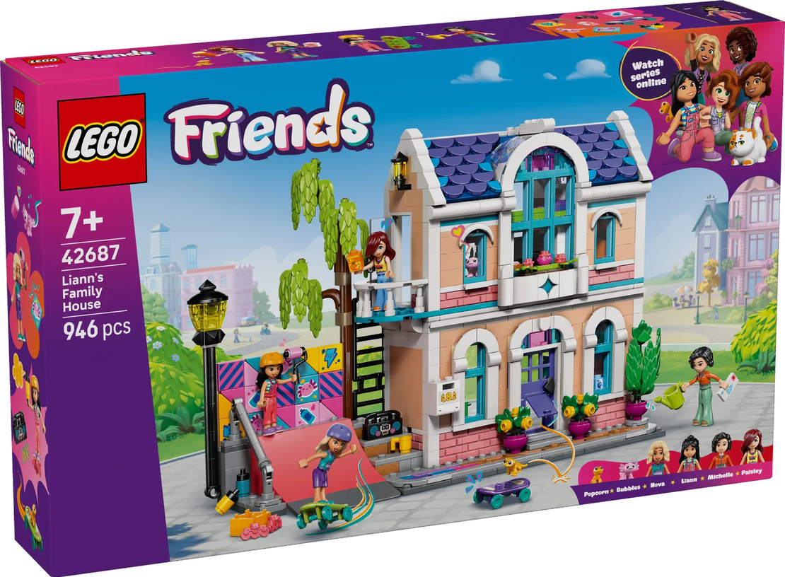 LEGO® Friends Семейната къща на Лиан 42687