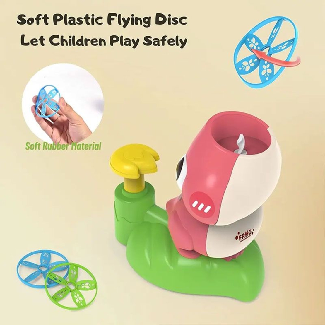 Детска игра Raya Toys Жаба изстрелваща дискове