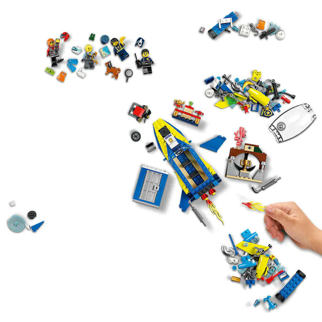 LEGO® City Мисии на детективите от водната полиция 60355