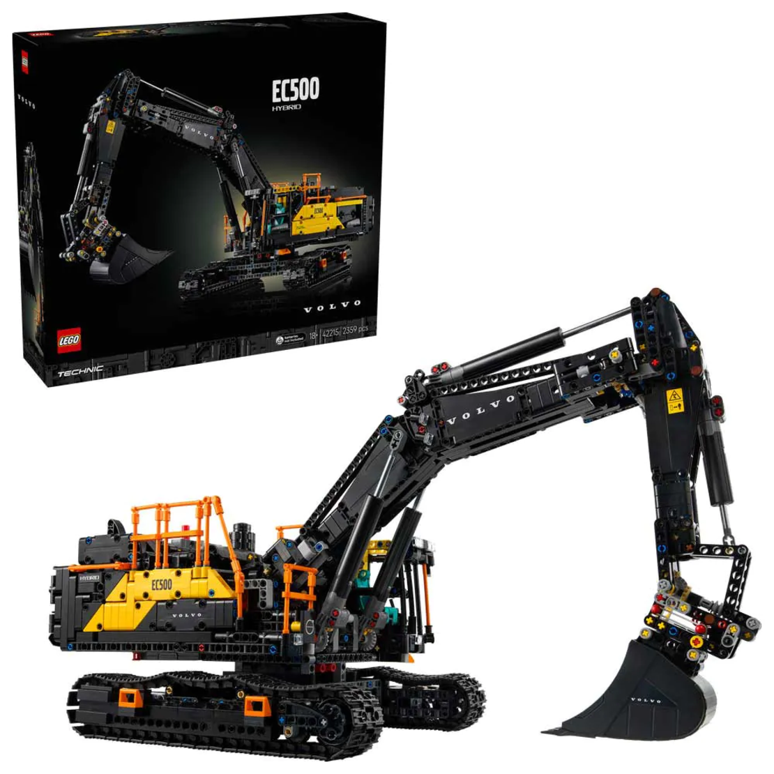 LEGO® Technic Екскаватор Volvo EC500 Hybrid 42215