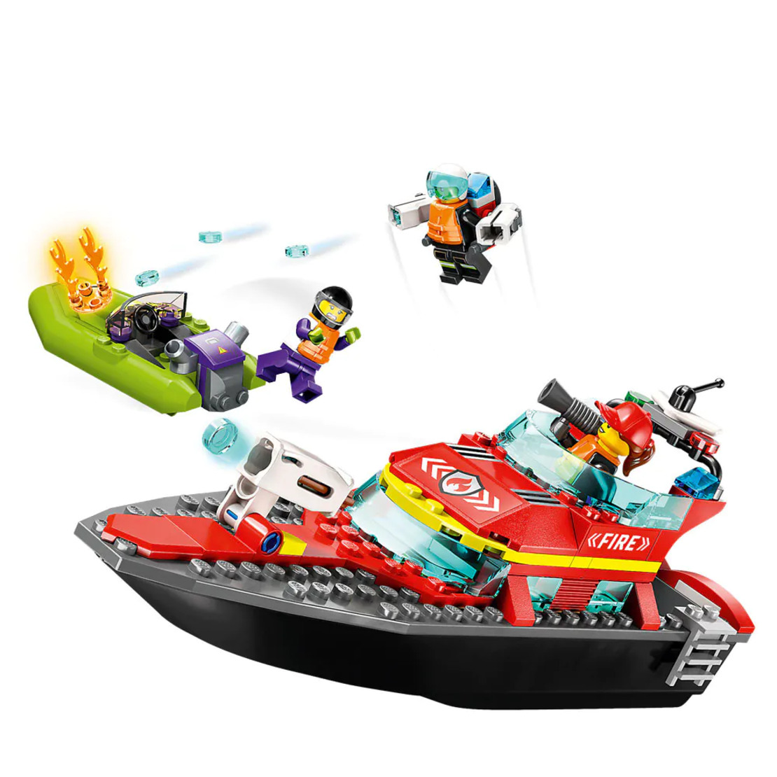 LEGO® City Пожарникарска спасителна лодка 60373