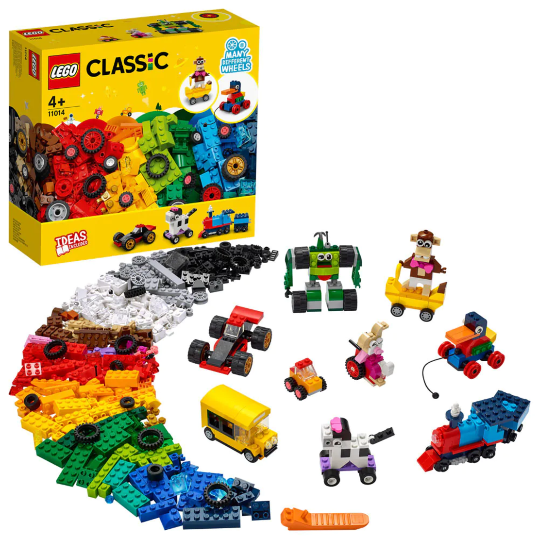 LEGO® Classic Тухлички и колела 11014