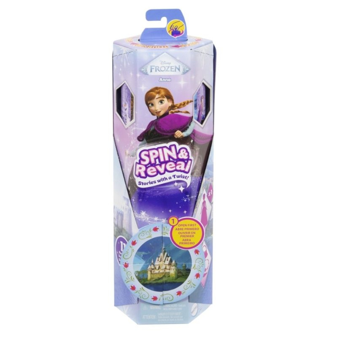 Кукла Mattel Disney Frozen Anna Spin & Reveal, с аксесоари