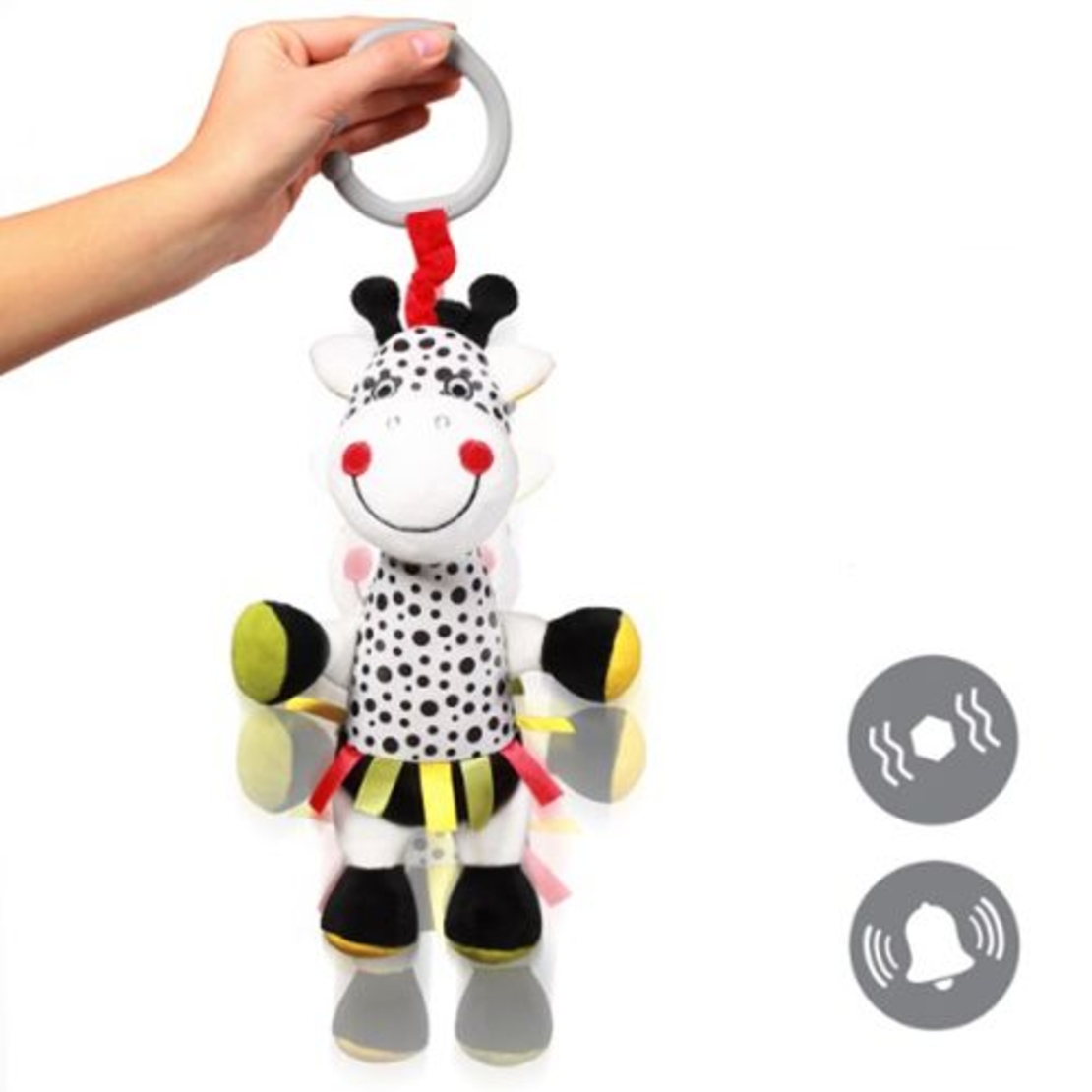 Плюшена играчка Babyono C-MORE Жирафче с вибрации 633