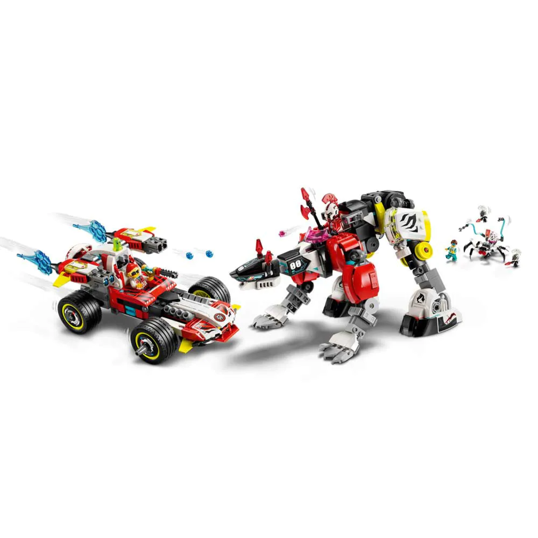 LEGO® DREAMZzz™ Тигър-робот на Купър и кола драгстер на Zero 71497