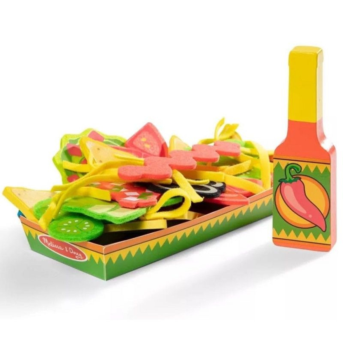 Дървен комплект за игра Melissa and Doug Nachos 92310
