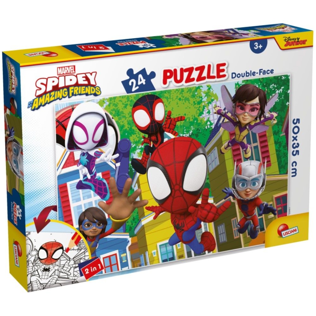 Детски пъзел Lisciani Plus Marvel Spidey Това е отбор 24ч.