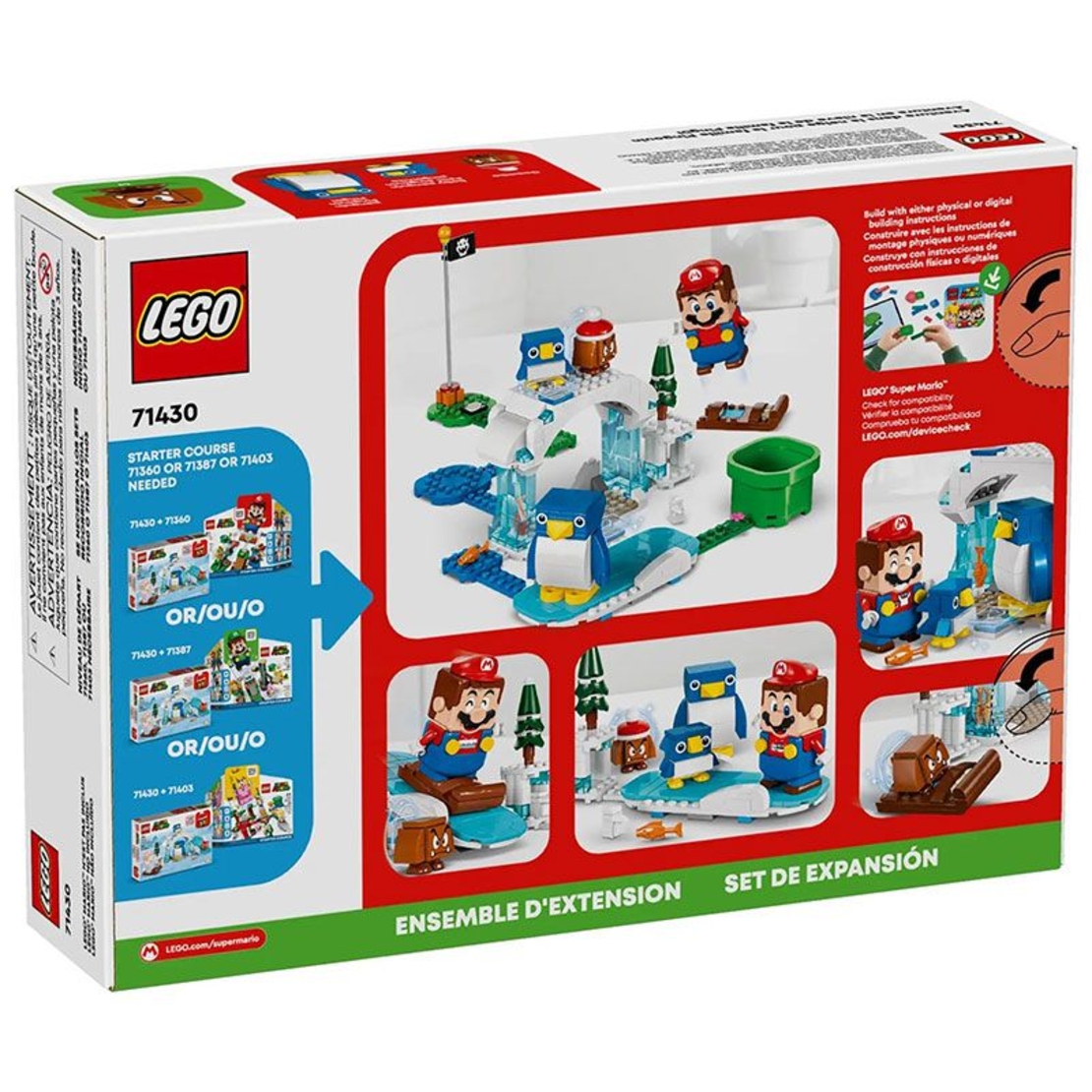 LEGO® Super Mario™ Комплект с допълнения, Снежното приключение на пингвините 71430