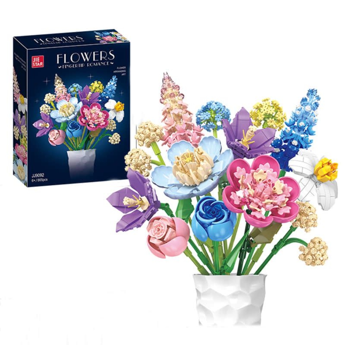 Конструктор Raya Toys Цветя, 880 части