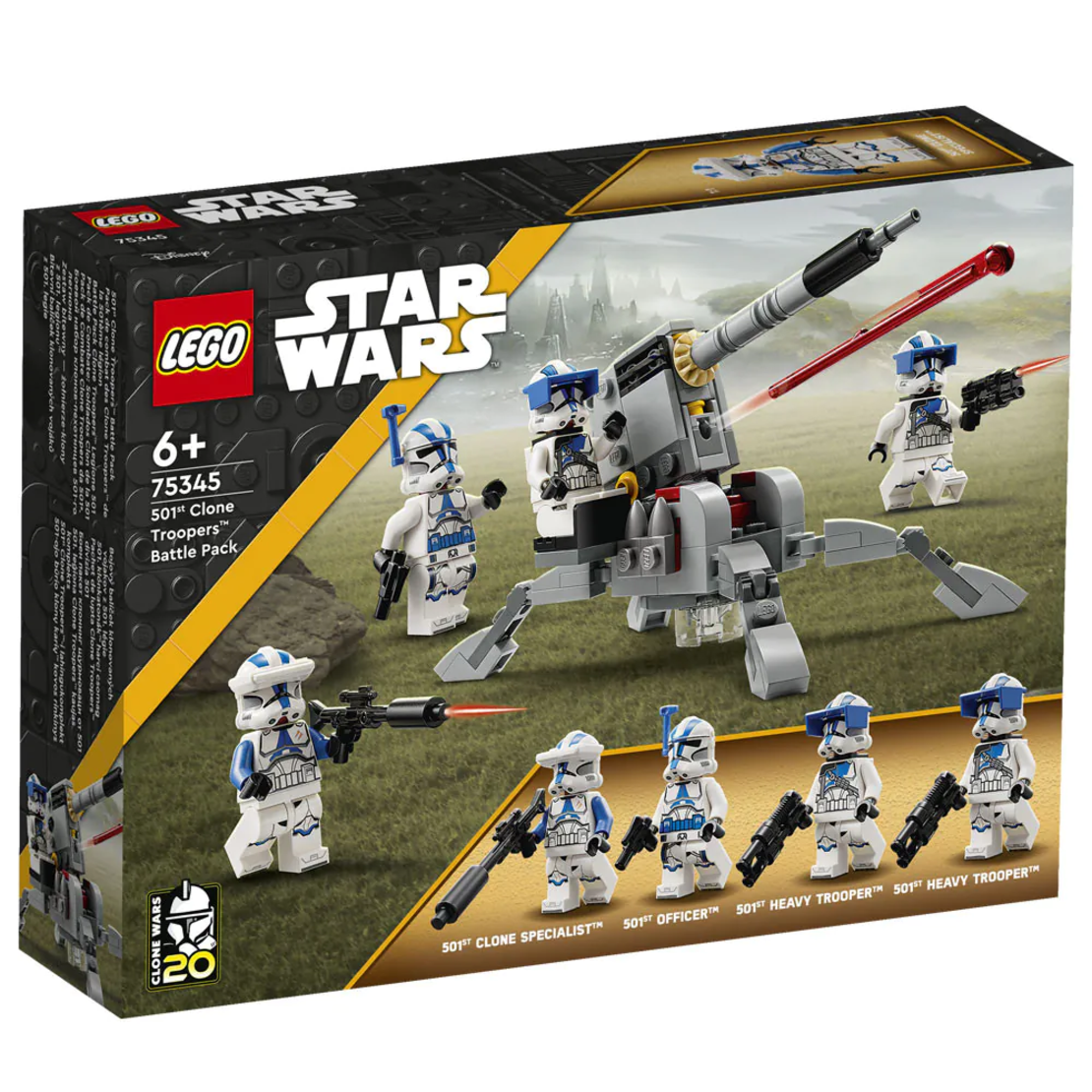 LEGO® Star Wars™ Боен пакет клонинг щурмоваци от 501 75345