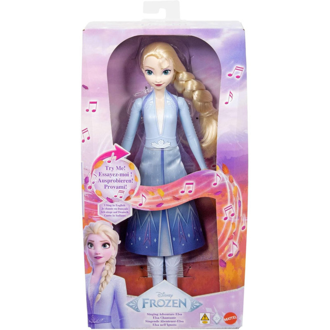Кукла Mattel Disney Frozen II Elsa пееща, JDL60