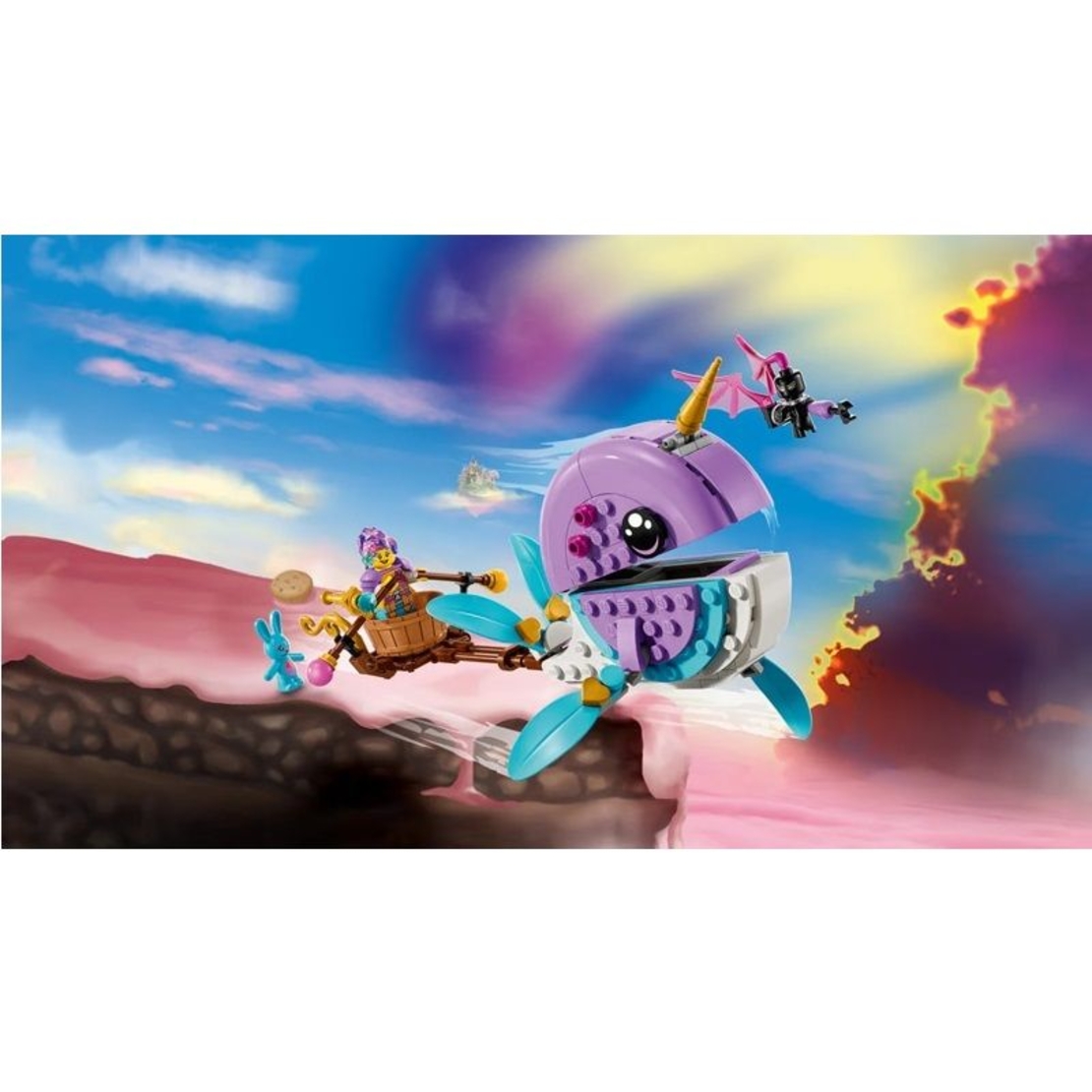 LEGO® DREAMZzz™ Нарвалът на Изи – балон с горещ въздух 71472