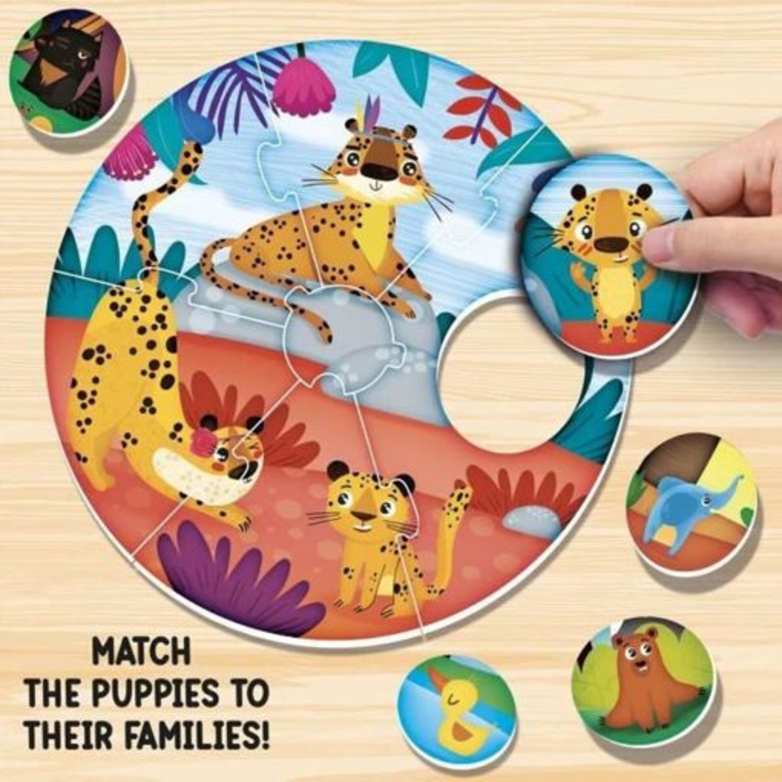 Образователна игра Lisciani Montessori Baby Round Puppies