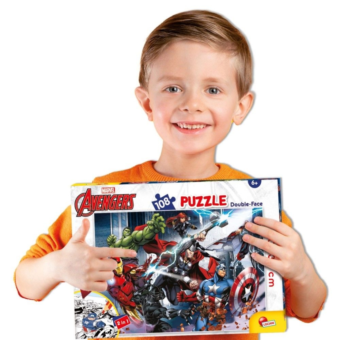 Детски пъзел Lisciani Plus Marvel Avengers 108ч.