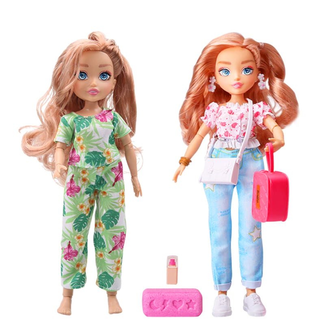 Кукла Raya Toys GLO-UP Girls Show Your GLO, с аксесоари и маска за лице