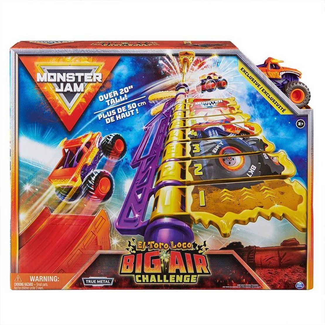 Писта Spin Master Monster Jam True Metal El Toro Loco Big Air Challenge