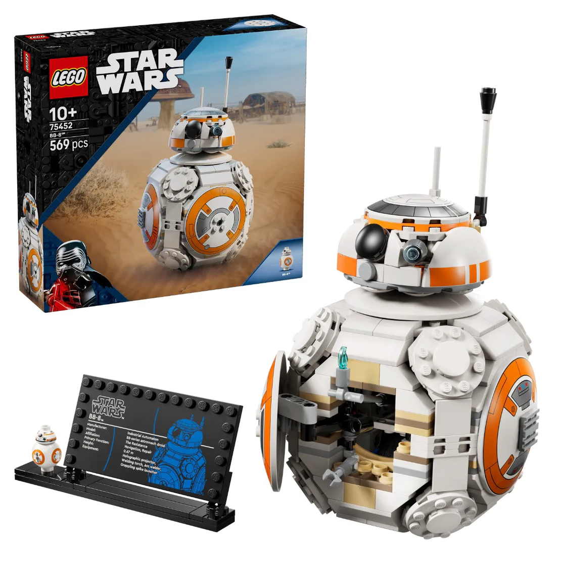 LEGO® Star Wars™ Дроид астромеханик BB 8 75452