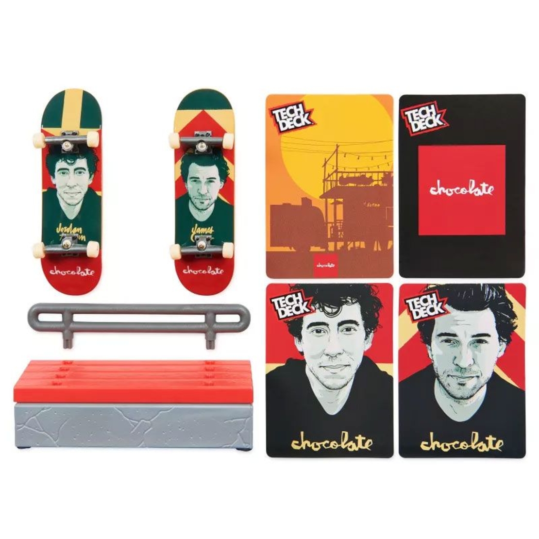 Игрален комплект Spin Master Tech Deck Versus Series 2 фингърборда, рампа и карти