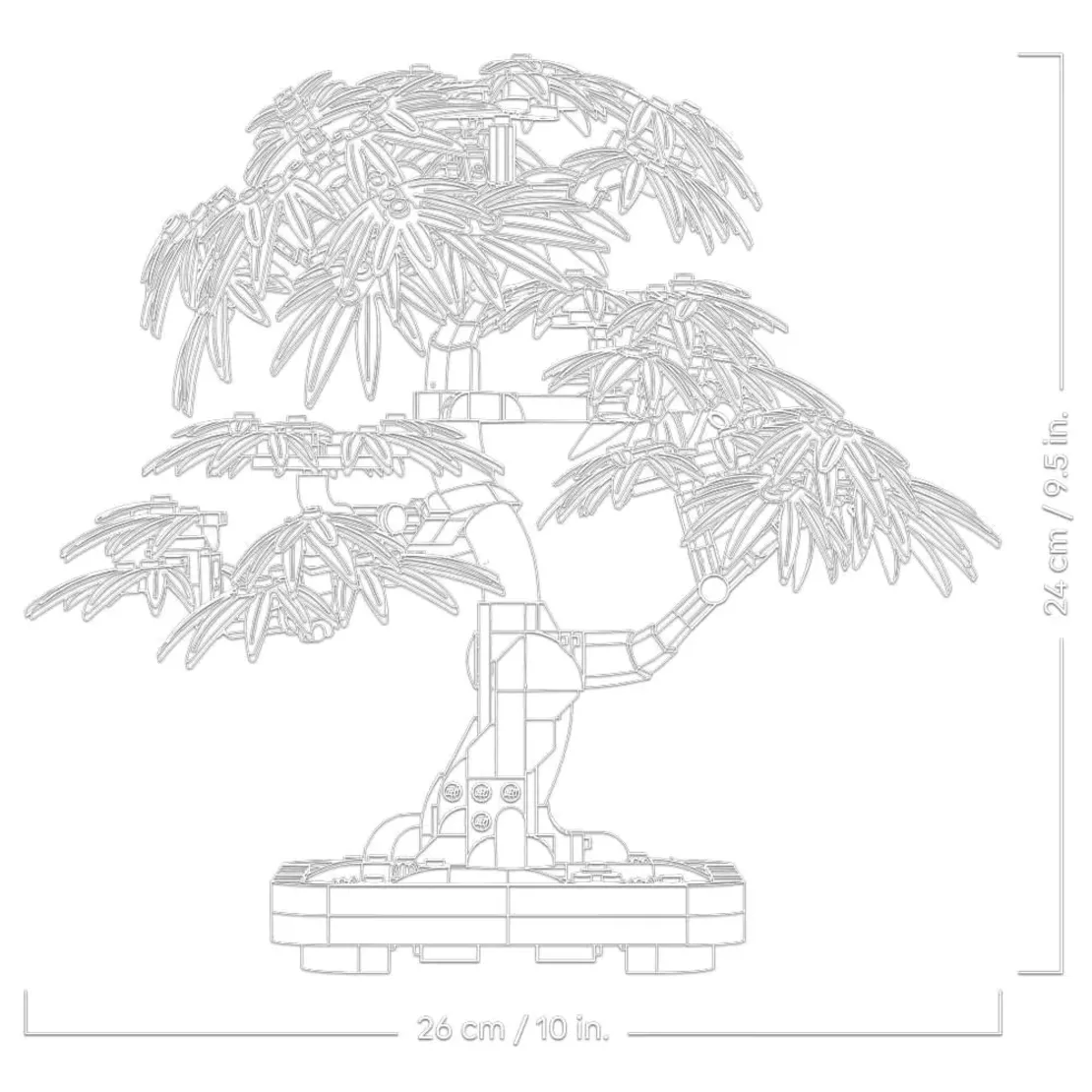 LEGO® Botanicals Бонзай Червен японски клен 10348