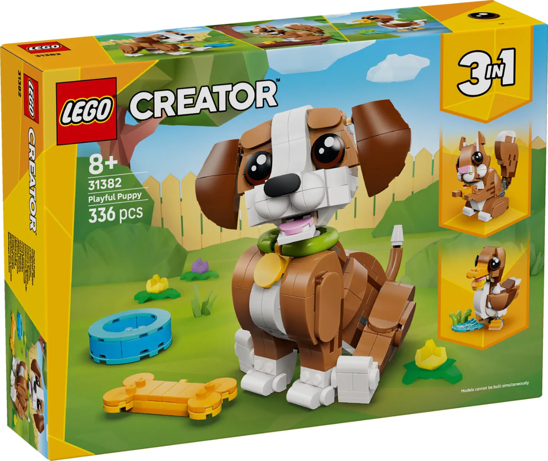 LEGO® Creator Сладки животни игриво кученце 31382