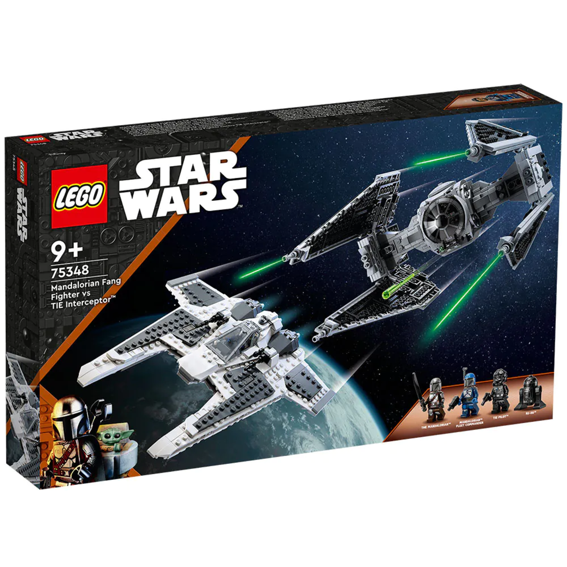 LEGO® Star Wars™ Мандалорски изтребител срещу TIE Interceptor 75348