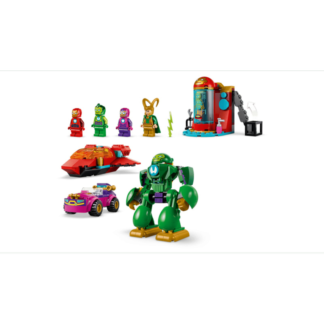 LEGO® Marvel Железния човек и неговите страхотни приятели, Локи срещу Железния човек 11211