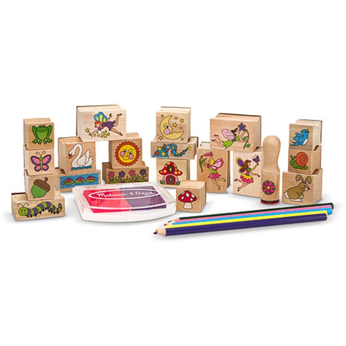 Дървени печати Melissa and Doug Градината на феите 12424