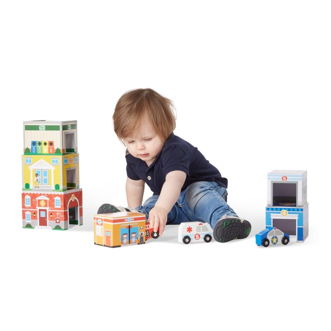 Дървени гаражи с коли Melissa and Doug 13576