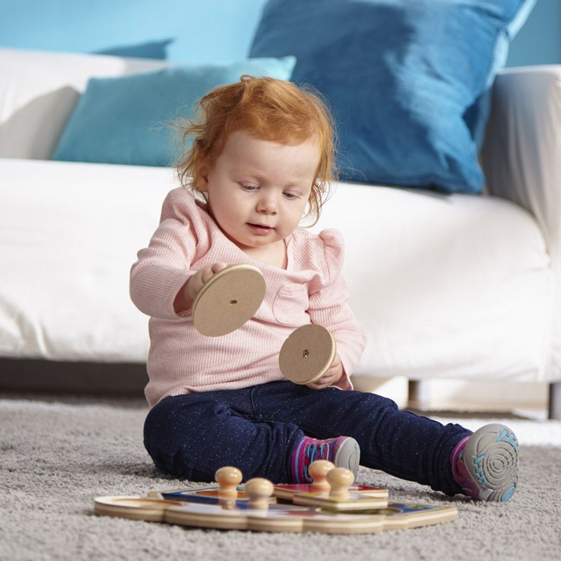 Дървен пъзел Melissa and Doug Геометрични форми 12053
