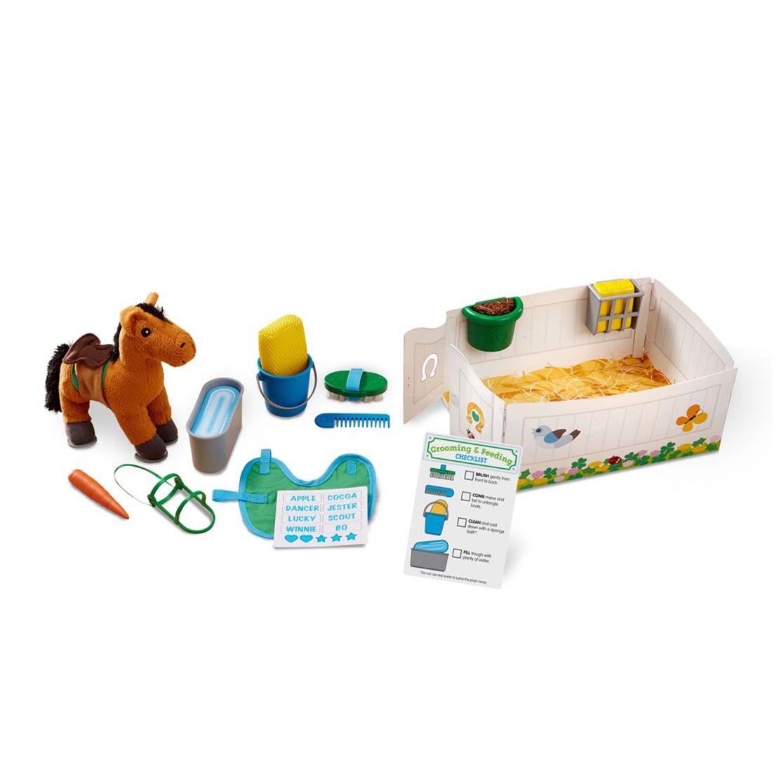 Комплект Melissa and Doug грижа за конете 18537